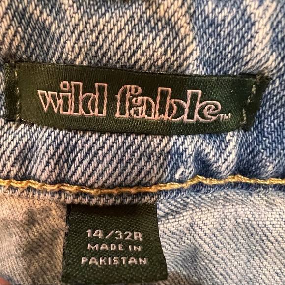Wide Leg Wild Fable Jean Summer Staple Jean Intentionally Destroyed Super Comfy - Picture 13 of 13